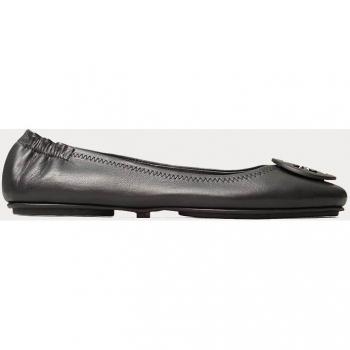 Tory Burch Women's Minnie Travel Ballet Flats - Perfect Black - Size: 8