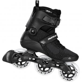 Powerslide Swell Lite Black 100 - Patines en Línea, color negro, tamaño 100 mm de ruedas, diseño ligero y cómodo, ideal para patinadores urbanos