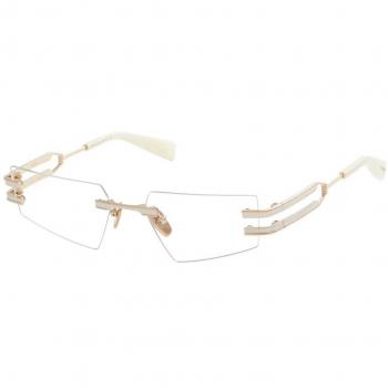 Balmain Gold Optical Frame Glasses for Everyday Use, Yellow Unisex, Size: 54 MM