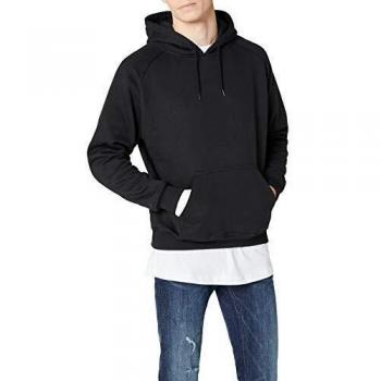 Urban Classics Blank Hoodie in Black