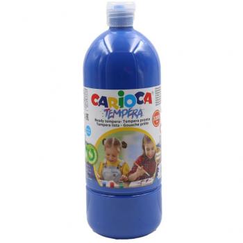 Tempera Superlavable 1000ml Azul - Fácil de Mezclar y Alta Opacidad