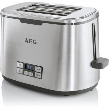 AEG AT7800 Tostador Serie 7 de doble ranura, acero inoxidable