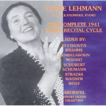 The Complete 1941 Radio Recital Cycle