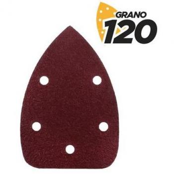 Blim Pack de 10 Lijas con Velcro para Lijadora BL0124 - Grano 120 - Formato Triangular