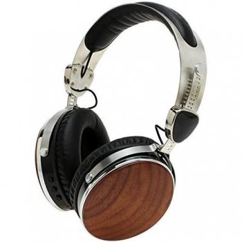 Symphonized Wraith 2.0 Bluetooth | Auriculares inalámbricos de madera auténtica sobre la oreja con 3,5mm de cable incluido para uso con cable