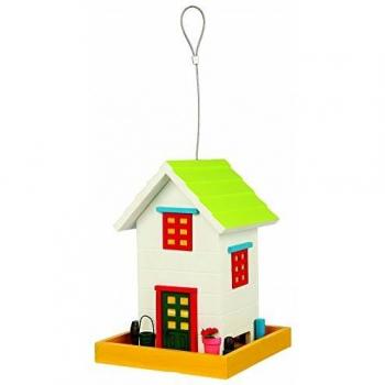 Trixie Comedero Casita de Madera para Pájaros 18x24x18 cm
