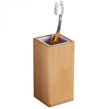 Manillons Torrent PORTACEPILLOS SOBREMESA - Madera Natural | Modelo 1915 Accesorio para Cuarto de baño