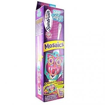 Spinbrush Mosaicos 1 Cepillo de Dientes a Baterías con Pegatinas de Mosaico
