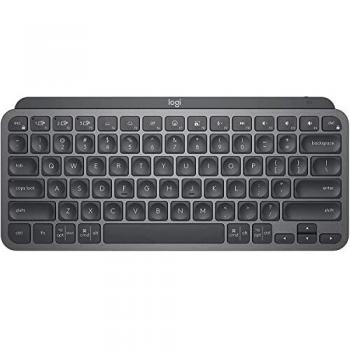 Teclado Logitech MX Keys Mini para Oficina - Inalámbrico, Retroiluminado, Bluetooth LE, QWERTY Inglés del Reino Unido, Color Grafito