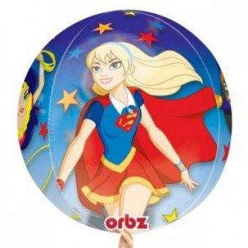 Amscan International – 3322901 15 DC SUPER HERO Niñas Orbz claro globo en forma de