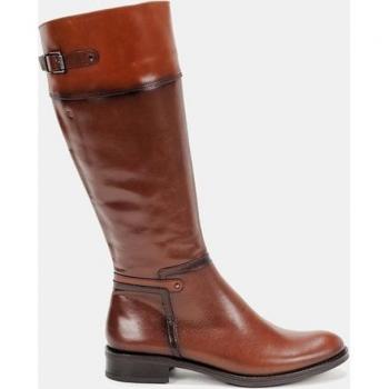Botas de mujer Dorking TIERRA de piel, modelo D7687-SRSR, planas y casuales