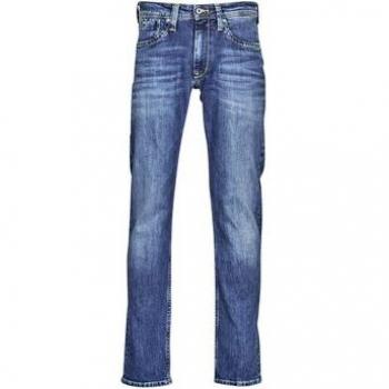 Pepe Jeans - Vaquero de hombre fit recto de efecto desgastado en azul