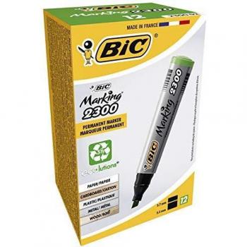 marcador BIC 2300 Punta cincel Verde