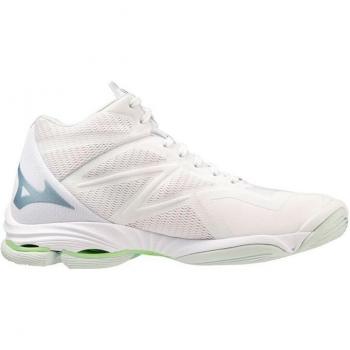 Zapatillas de Voleibol Mizuno Wave Lightning Z7 Mid Blanco Mujer