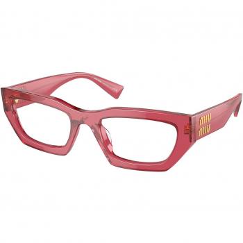 Miu Miu MU03XV 15Q1O1 Women’s Eyeglasses Clear Size 53 (Frame Only) - Blue Light Block Available