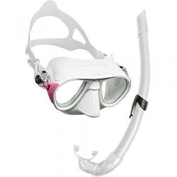 Cressi Calibro + Corsica Packs de Snorkel, Unisex Adulto, Blanco