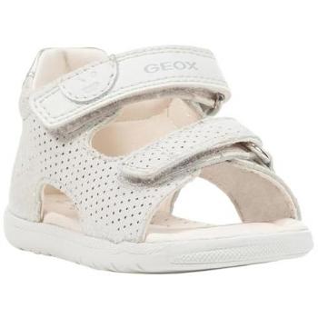 Sandalias Geox Macchia Dorado Niña, Multicolor Off White y Plateado Claro, Talla 25 EU