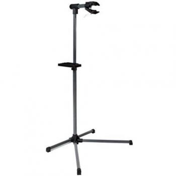 Soporte para reparación de bicicletas Tectake con bandeja para herramientas, ajustable en altura, práctico soporte para herramientas y fácil montaje con fijaciones sencillas