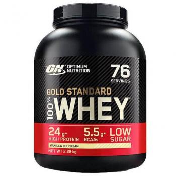 Gold Standard 100% Whey Protein - Vanilla Ice Cream Flavor (2.27kg)