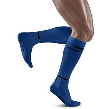 CEP The Run Tall V4 Women's Running Socks - Blue, Size IV