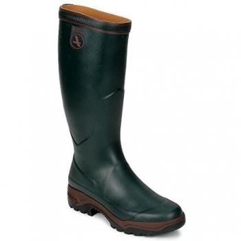 Aigle Parcours 2 Women's Tall Rubber Wellington Boots - Bronze Color