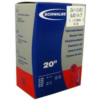 Schwalbe 20X1 1/8-1 3/8 (500A) Tube Woods DV7A - Black