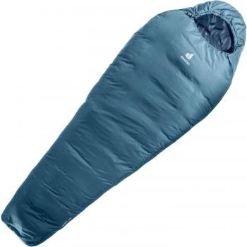 Saco de Dormir Deuter Orbit +5° Kunstfaser Azul Regular con Cremallera Izquierda