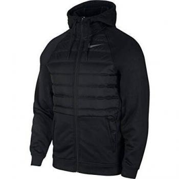 NIKE Therma Sudaderas, Hombre, Black/Black/Dark Grey, 2XL