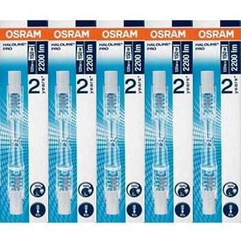 Osram Haloline Eco 120W (Equivalent to 150W) 2950K Dimmable R7S Halogen Bulb - 74.9mm