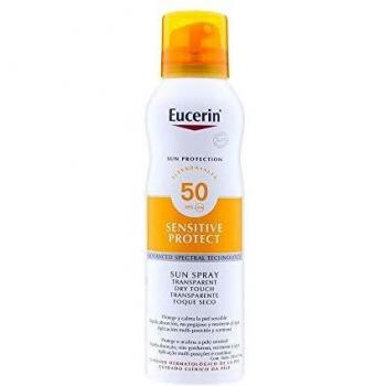 Eucerin Spray Solar Transparente de Toque Seco SPF50 200ml con Control de Aceite y Protección Sensible