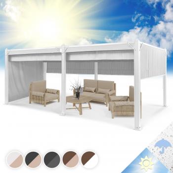 Pabellón Blumfeldt Pantheon Cortina 3x6m con Techo y 4 Laterales