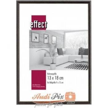 Effect marco 782579 pared marco perfil 20, madera, 13 x 18 cm, color marrón oscuro