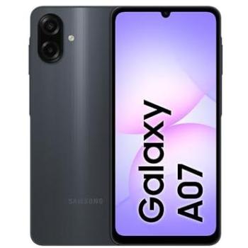 Smartphone Samsung Galaxy A07 - 4G, Pantalla de 6.7, MediaTek Helio G99, RAM 4GB, Almacenamiento 64GB, Cámara Dual 50MP, Batería de 500
