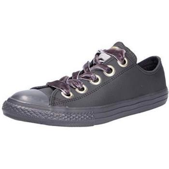 Converse CTAS Big Eyelets, Zapatillas de Deporte Unisex niño, Negro