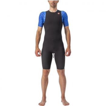 Bañador Castelli Swim Skin Elite Rosso Corsa negro, talla L