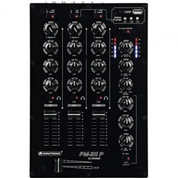 Omnitronic 10006879 PM-311P - Mesa de mezclas con reproductor