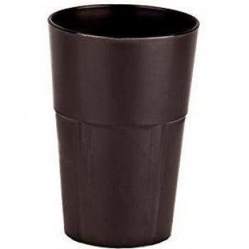 Mojito Design Empaque de Vasos para Cocktail, plàstico, Negro, 0.5 litros, 3 Unidades