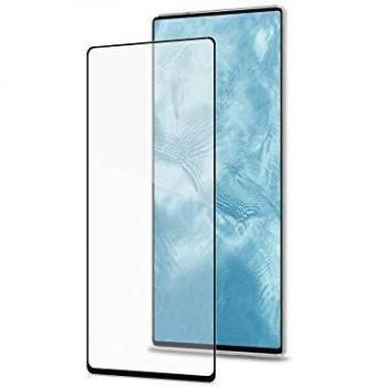 Celly Protector de Pantalla 2D para Samsung Galaxy Note 20, Vidrio Cristal Templado Dureza 9H Antihuellas y Antiarañazos, Borde Negro