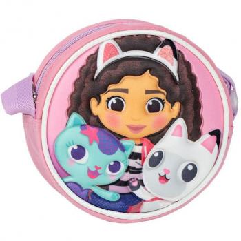 Bolsa de Aplicaciones Gabby's Dollhouse con Diseño de Personajes y Asa Larga