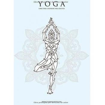 Yoga libro para colorear para adultos 1