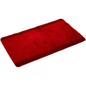 Spirella 70 x 120, Rojo colección Balance, Alfombrilla de Ducha, 90% Polyester-10% Acrílico