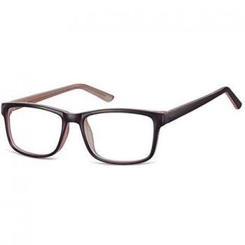 Oval Montura Completa de Plástico Gris para Hombre - SmartBuy Collection