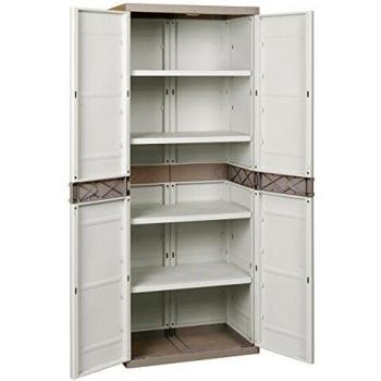 PROFER HOME - Armario Resina 2 Puertas 4 Bal Profer Home 70X44X176
