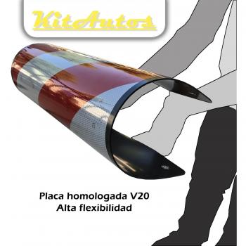 Kitautos KIIIV20-2 Placa de autorización de plástico ABS