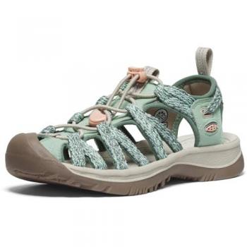 Sandalias de montaña para mujer Keen Whisper Verde Granito y Melocotón