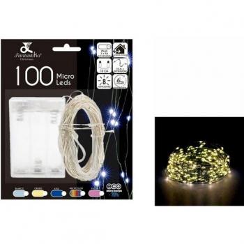 Tira de Luces LED 10 m - Luz Cálida - Temporizador - 8 Funciones