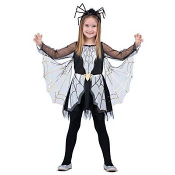 Disfraz de Araña para Niña de 5 a 6 Años (Diadema y Vestido)