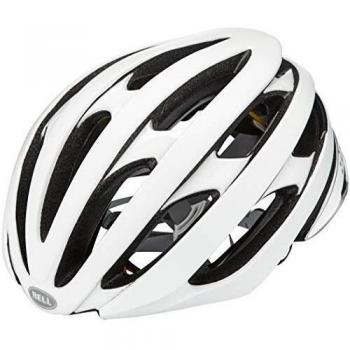 BELL Stratus MIPS Casco de Ciclismo Road, Mate/Blanco Brillante/Plateado, M | 55-59cm