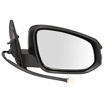 Espejo retrovisor Alkar 9240919, Espejos Exteriores, compatible con vehículos, diseño aerodinámico, ajuste manual, acabado en negro, incluye soporte de montaje