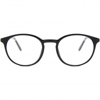 Gafas Anti-Azules Oval Montuta Completa Plástico Negras Armazones para Hombre - SmartBuy Collection
